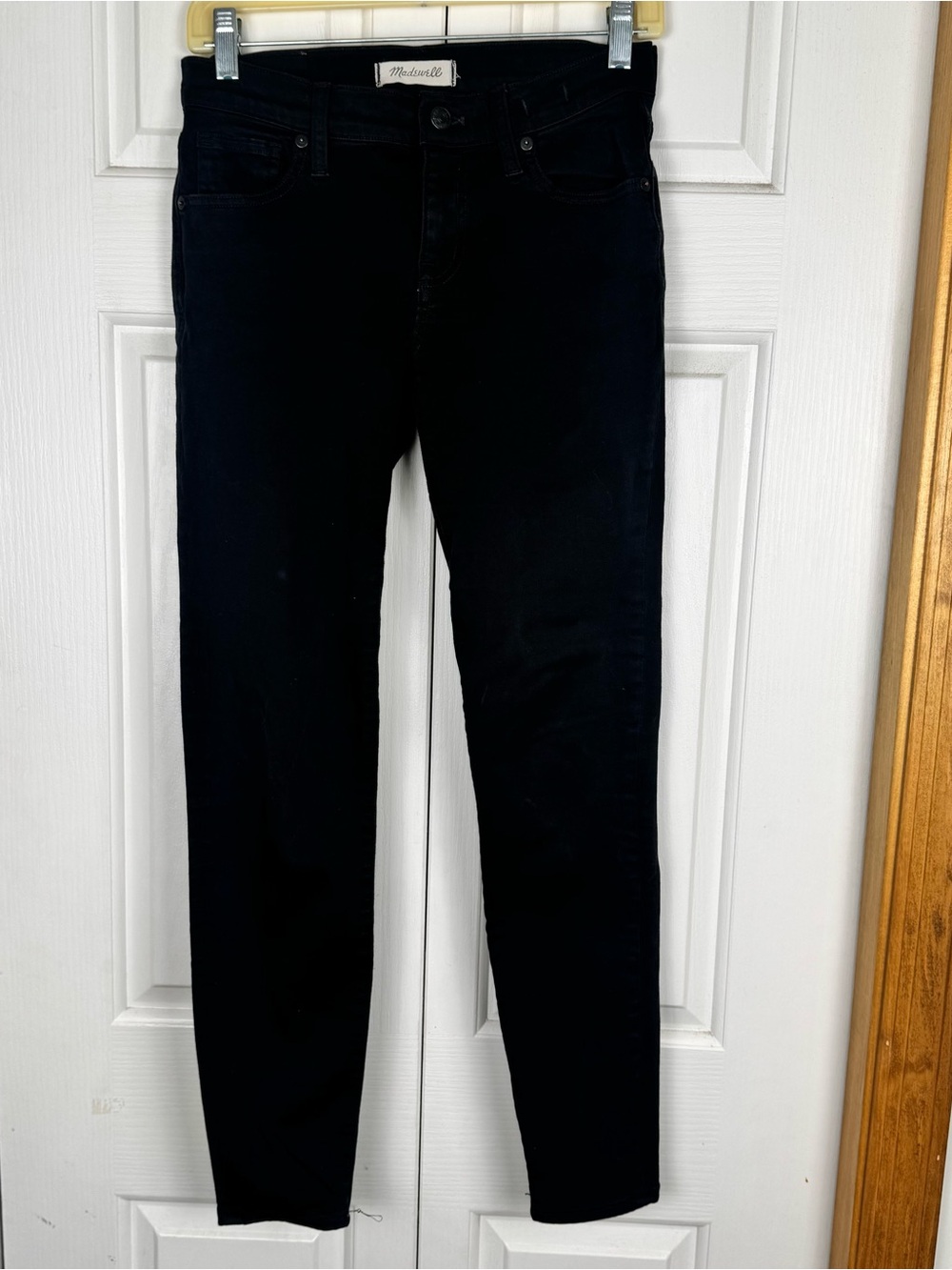 Madewell Black Skinny Jeans with Classic Rise